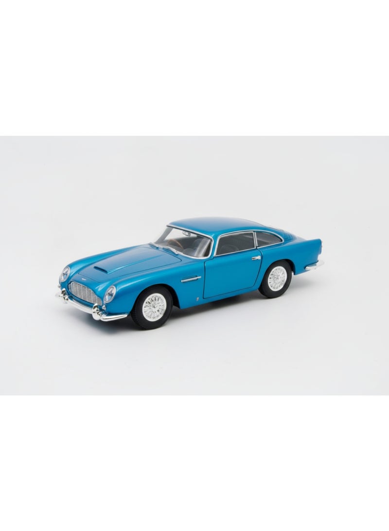 Welly Aston Martin DB5 Style Model Car | Classic Luxury Sports Coupe | Die-Cast Collectible | Blue - Image 1